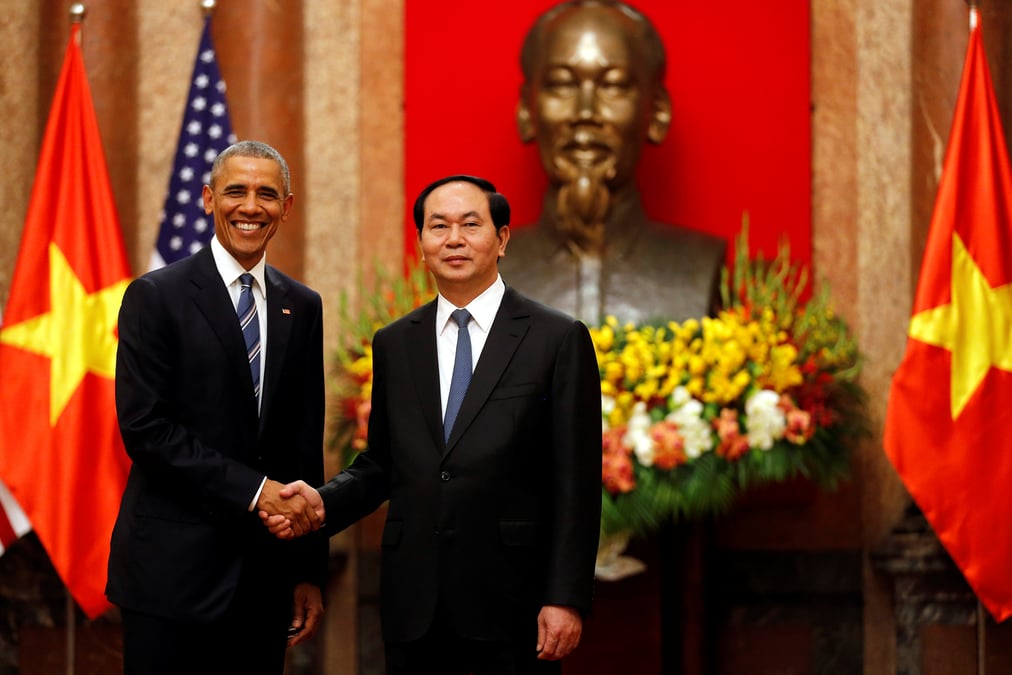 Barack obama au vietnam, l'embargo sur les armes au menu