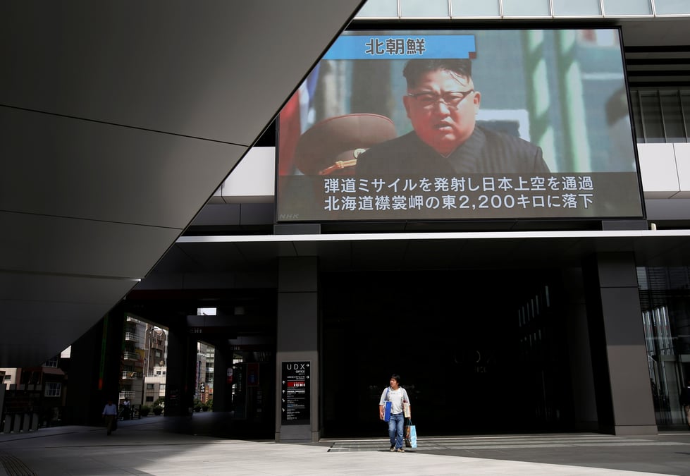 La coree du nord a tire un nouveau missile au-dessus du japon