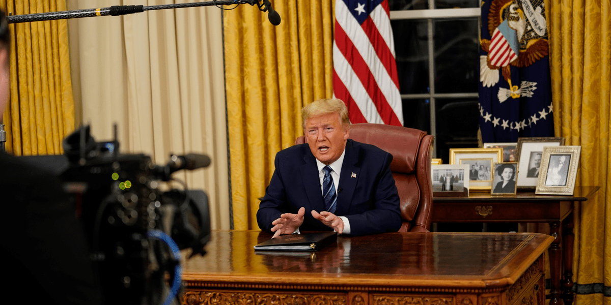 Trump, coronavirus, fermeture frontières,