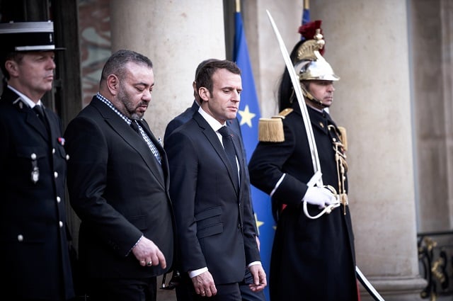 Emmanuel Macron Roi du Maroc