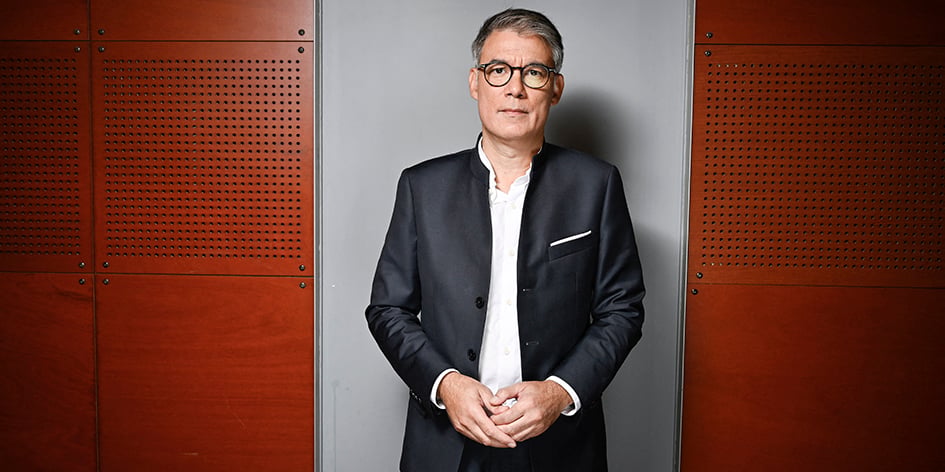 Olivier Faure, le 22 octobre 2023, à Paris.