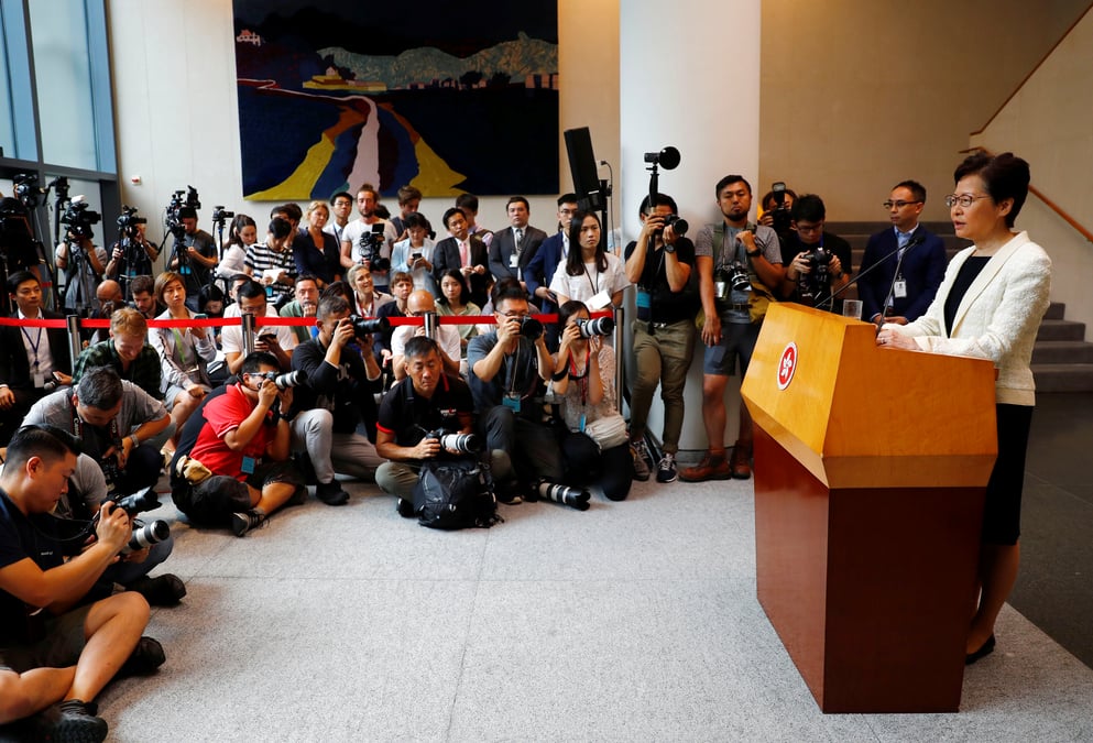Hong kong: lam annonce le retrait du projet de loi d'extradition