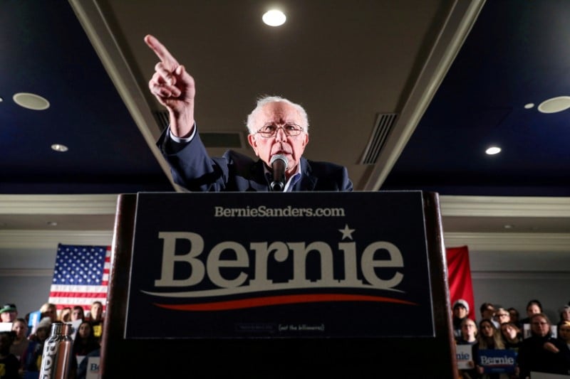 Usa 2020: sanders au coude-a-coude avec biden en vue de la primaire democrate