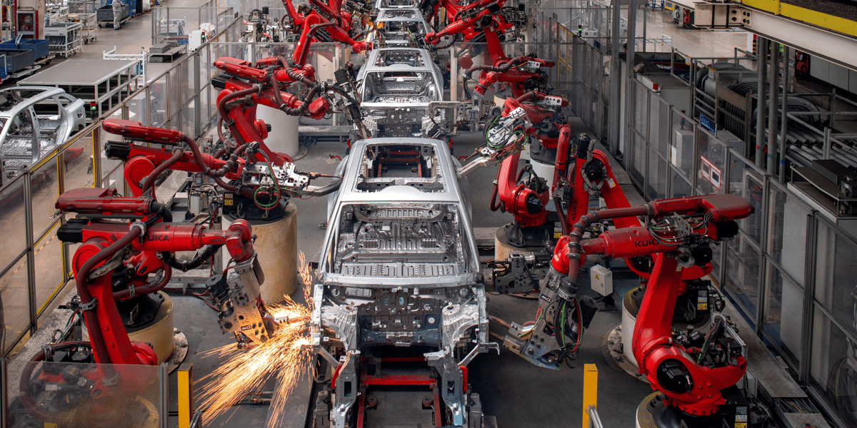 Une usine automobiles a jinhua, en chine
