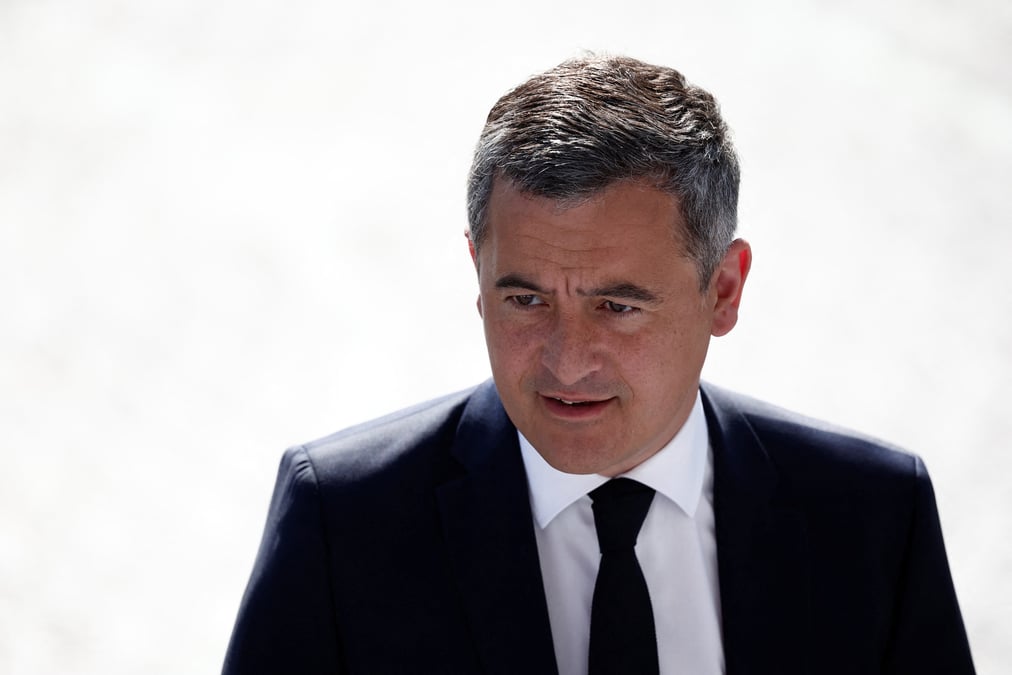 Le ministre de l'interieur francais gerald darmanin