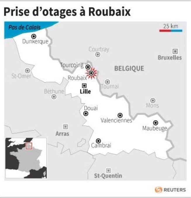 Prise d'otages a roubaix