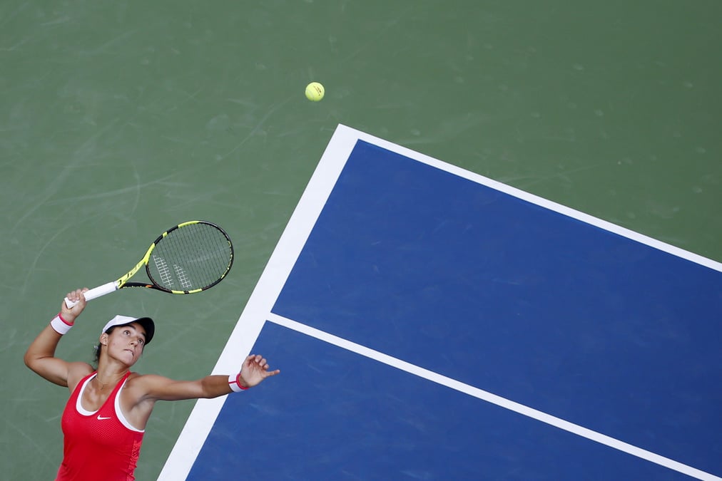 Caroline garcia envoie les bleues dans le dernier carre