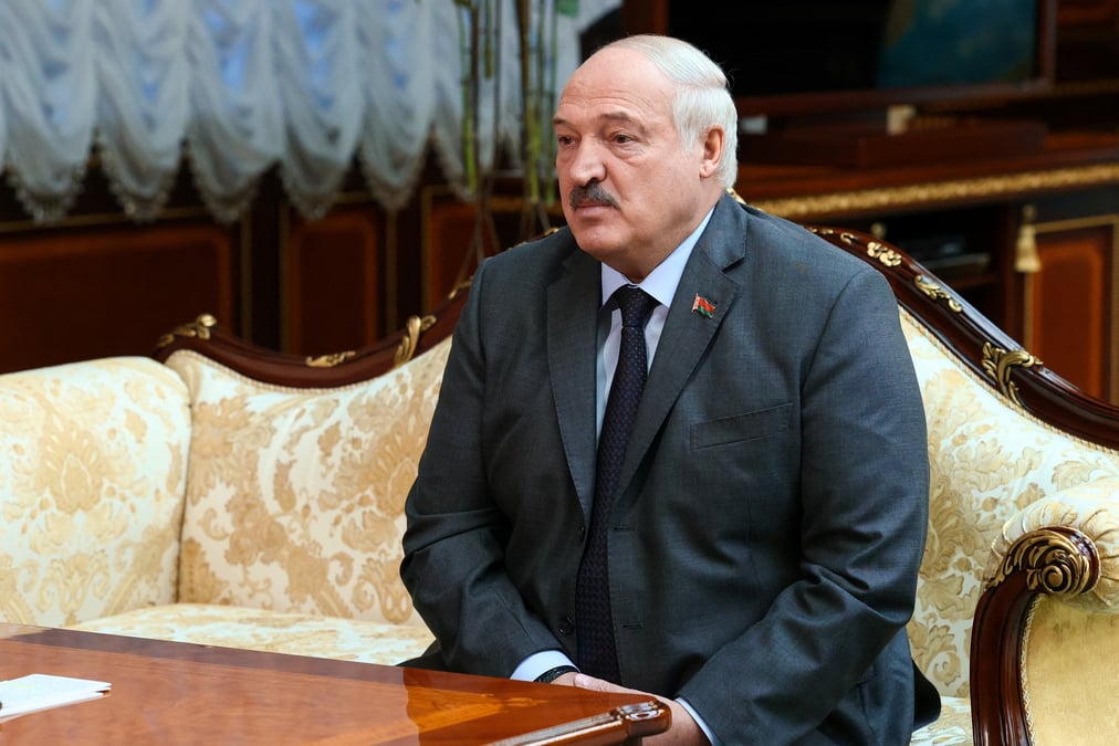 Le president bielorusse loukachenko, a minsk