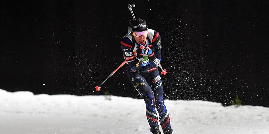 Aux Mondiaux de biathlon, à Nové Mesto (République tchèque), le 7 février.