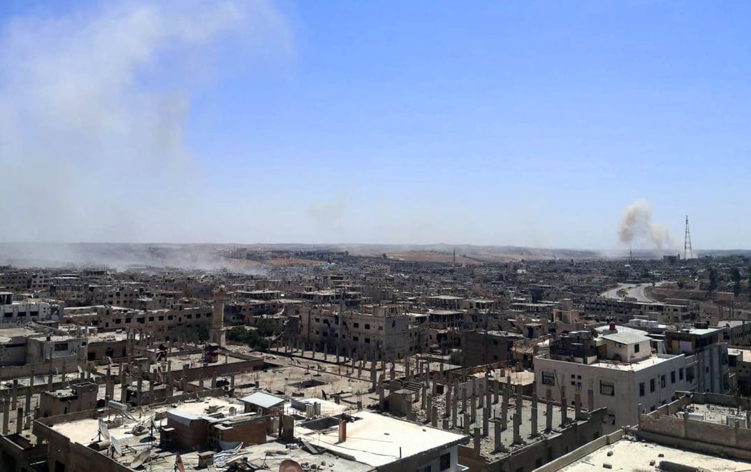 L'armee syrienne intensifie son offensive contre un bastion rebelle a deraa