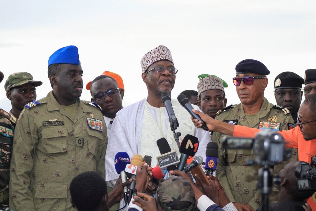 Le ministre des affaires etrangeres nigerien, bakary seydou sangare