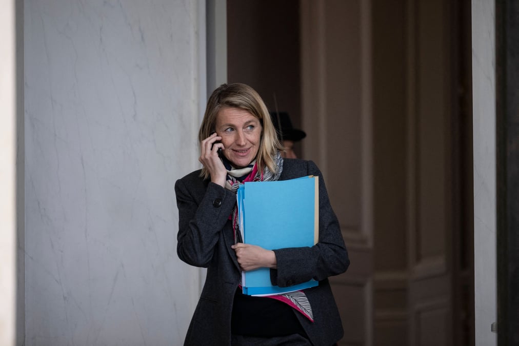 La ministre du travail, Astrid Panosyan-Bouvet.