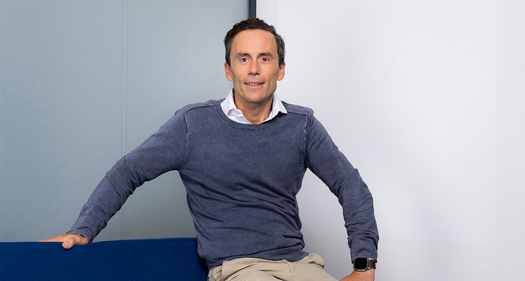 Alexis Lanternier, directeur général de Deezer, dans les locaux de l'entreprise, en septembre 2024, deux mois après sa nomination.