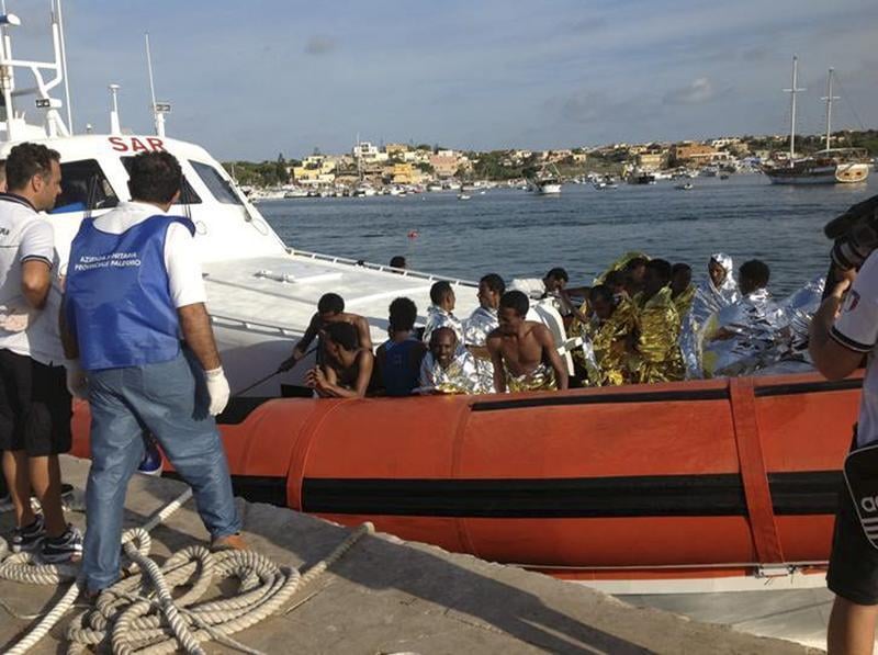 Des migrants survivants d'un naufrage à Lampedusa ont disparu
