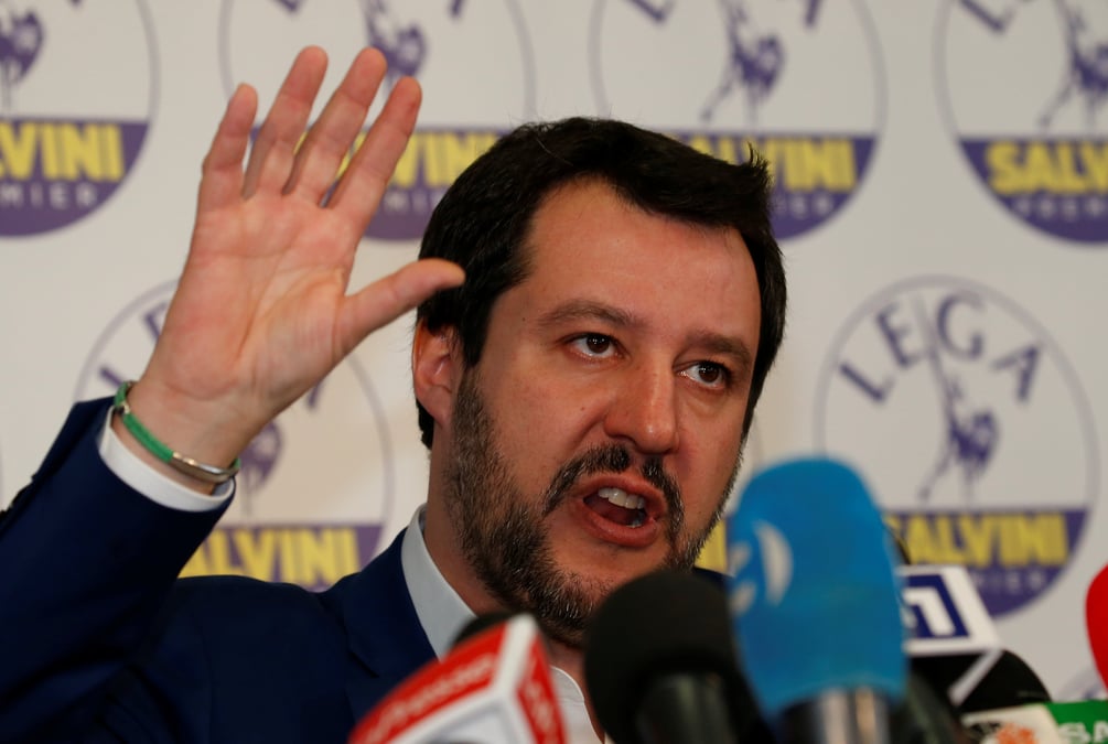 Salvini reaffirme sa volonte de diriger un gouvernement de droite