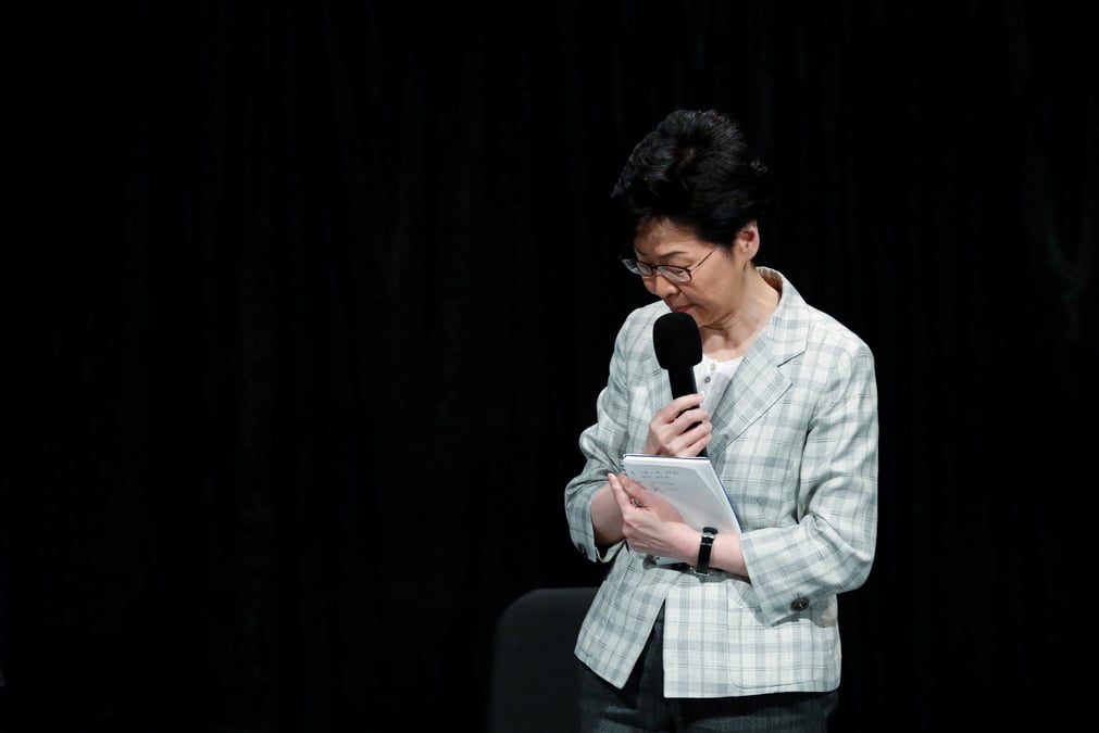 Lam dit qu'elle ne tolerera plus les actes de vandalisme a hong kong