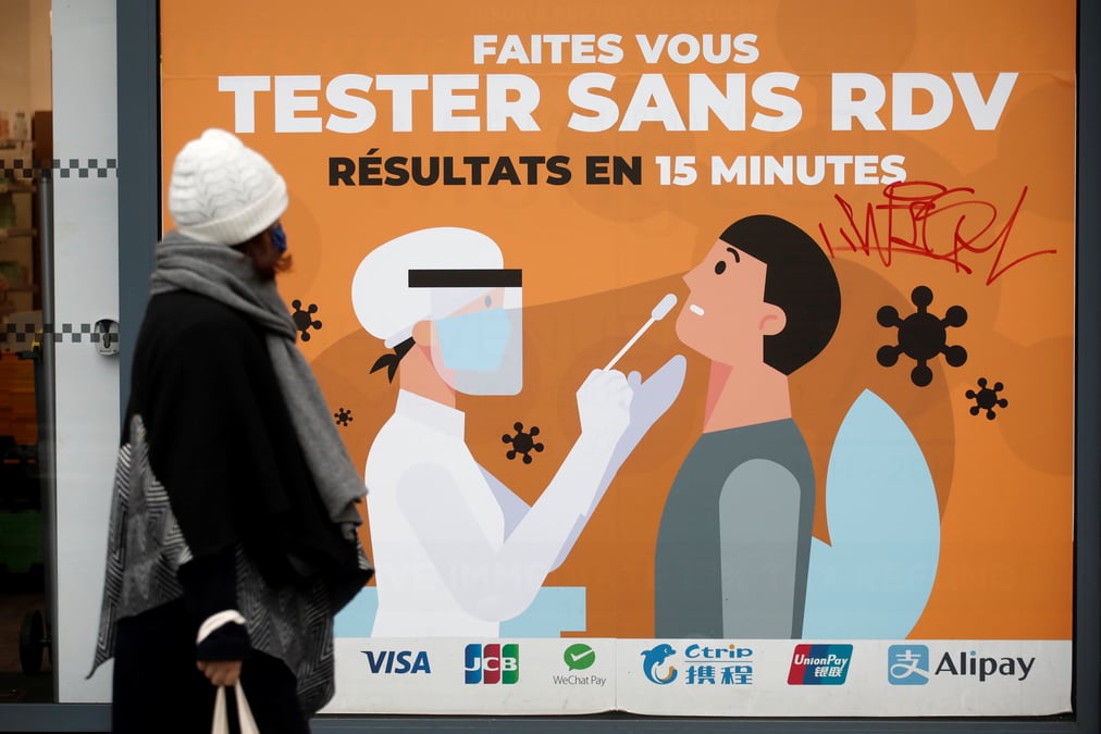 Coronavirus: la france enregistre 16.642 nouveaux cas