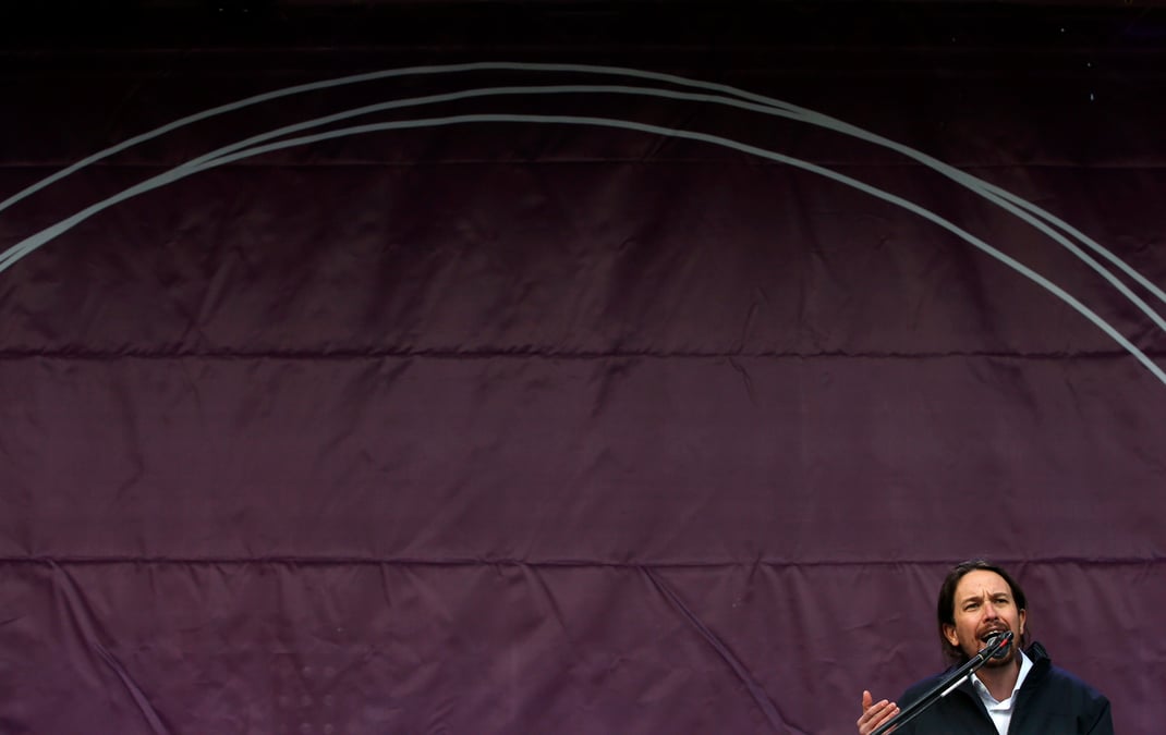 Podemos toujours en tete en espagne dans les sondages