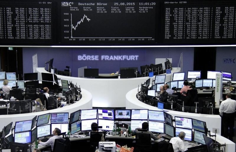 Les bourses europeennes en nette progression a la mi-seance