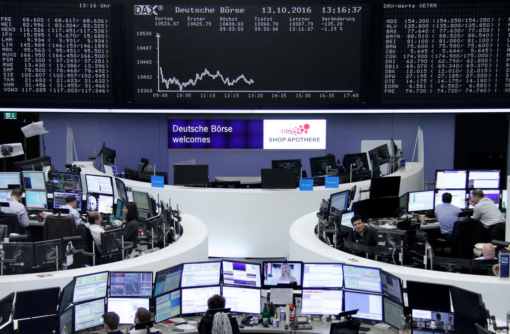 Cloture en hausse pour les bourses europeennes