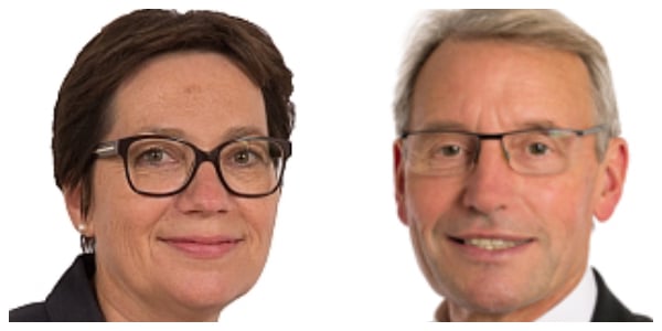 Corinne Imbert et René-Paul Savary