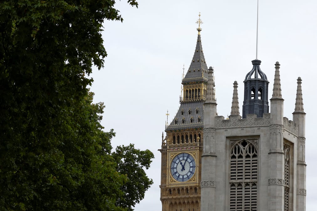 Big ben, pres de l'abbaye de westminster, a londres