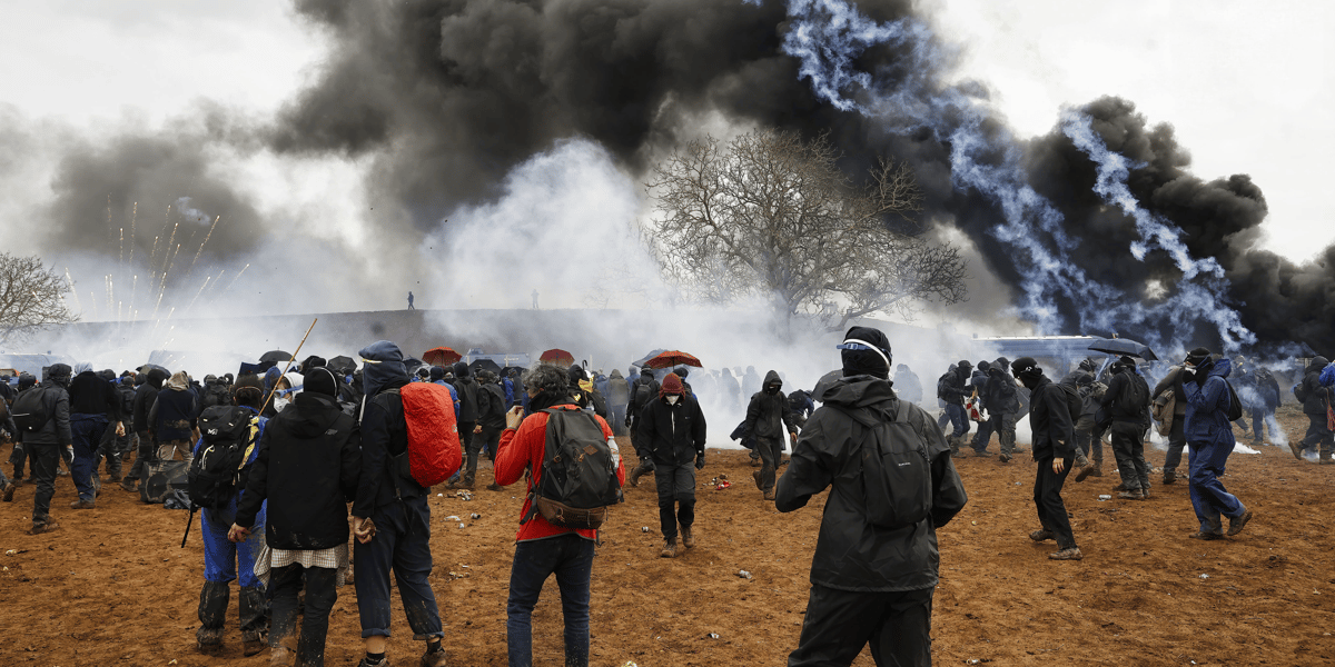 manifestation anti-bassines Sainte-Soline 25.03
