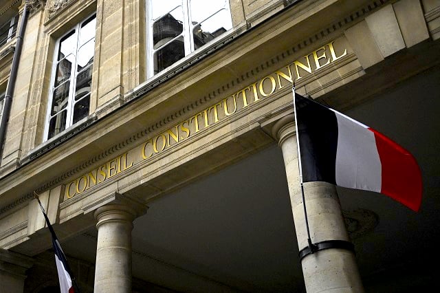Le siège du Conseil constitutionnel rue Montpensier à Paris.