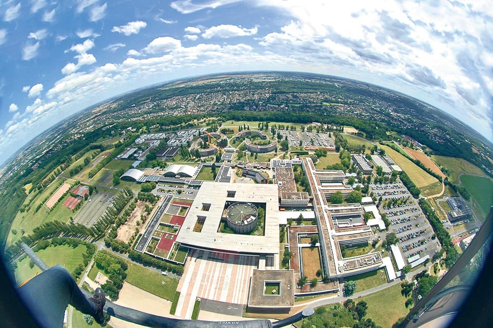 Ecole Polytechnique, X, plateau Saclay, vue aérienne, DR