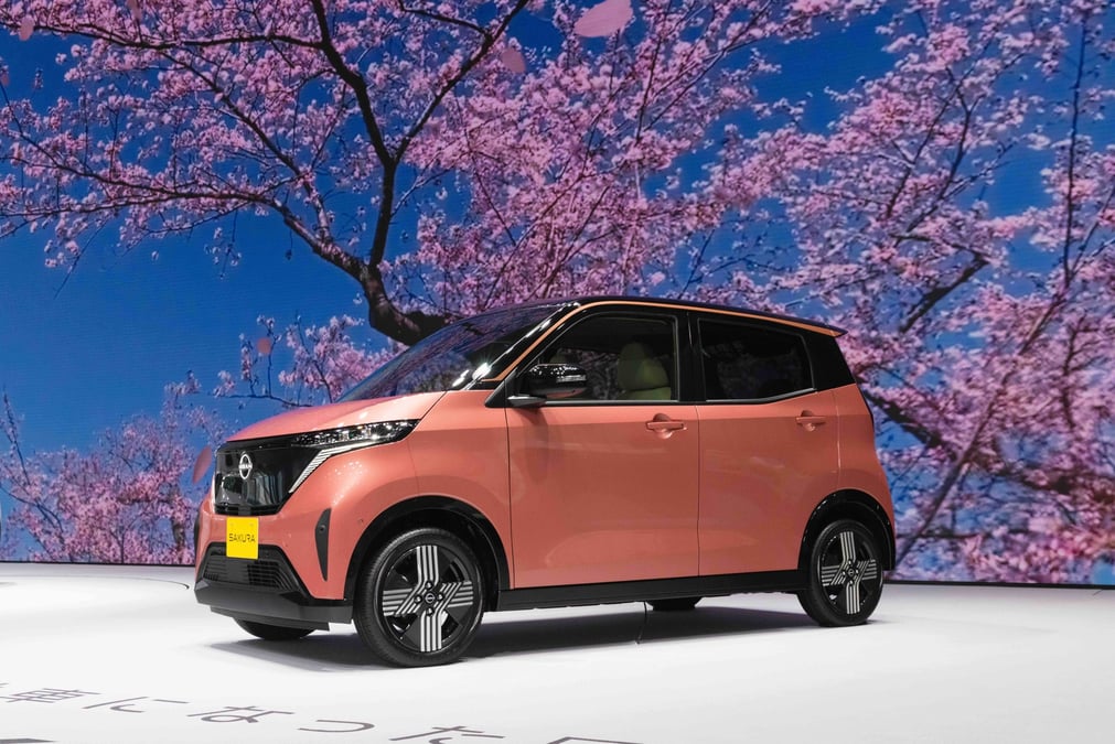 La Nissan Sakura fait partie des rares kei cars électriques disponibles au Japon.