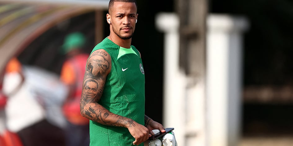 William Troost-Ekong, le 26 janvier à Abidjan (Côte d’Ivoire).