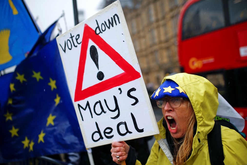 Sky news: l'accord de brexit va etre rejete par la chambre des communes