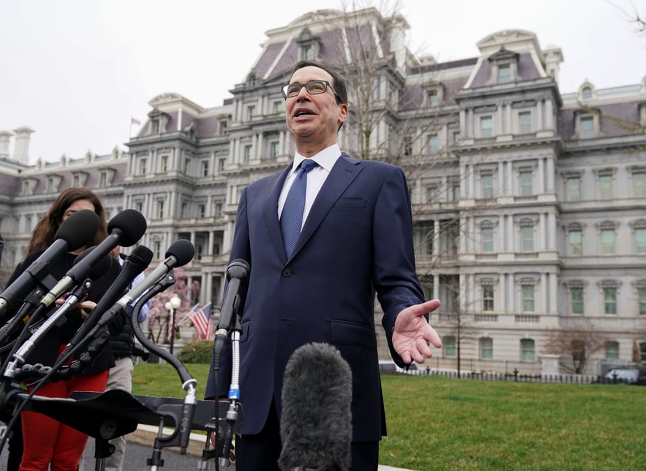 Usa: pour mnuchin, le coronavirus est un choc de court terme