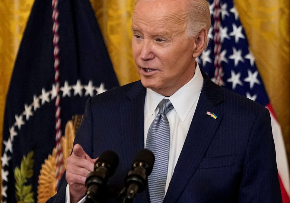 Le president americain joe biden a la maison blanche a washington