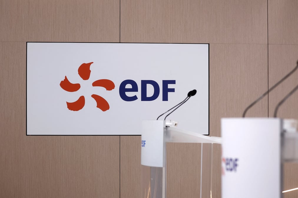 Logo edf, a paris