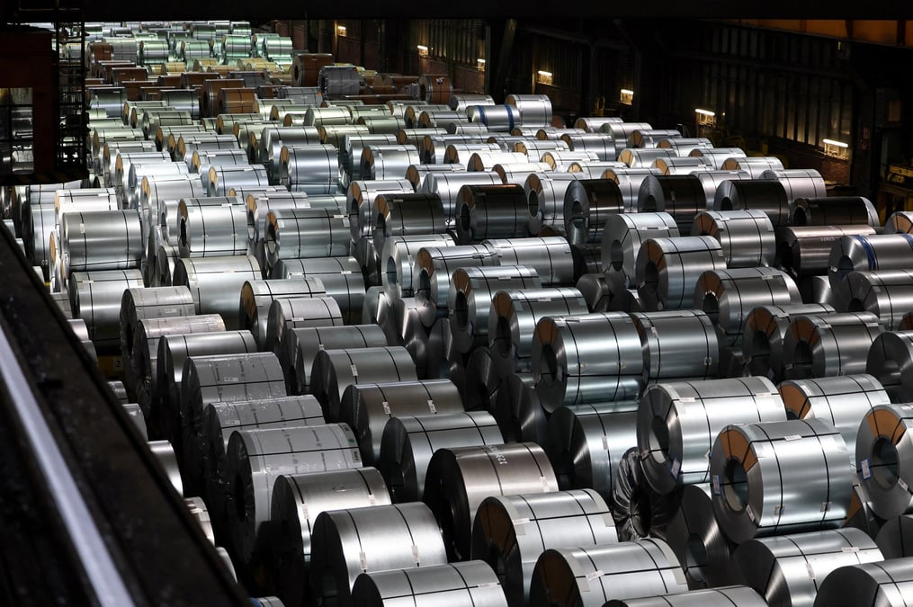L'usine siderurgique thyssenkrupp a duisbourg