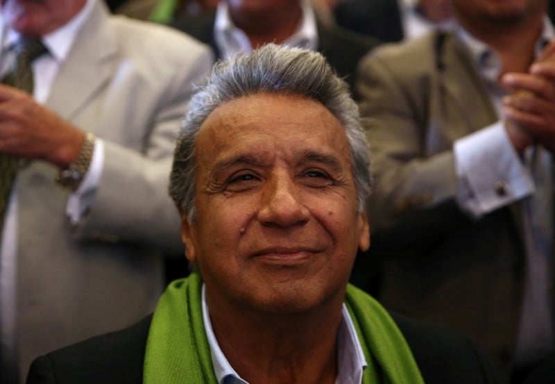 Le socialiste lenin moreno remporte la presidentielle en equateur