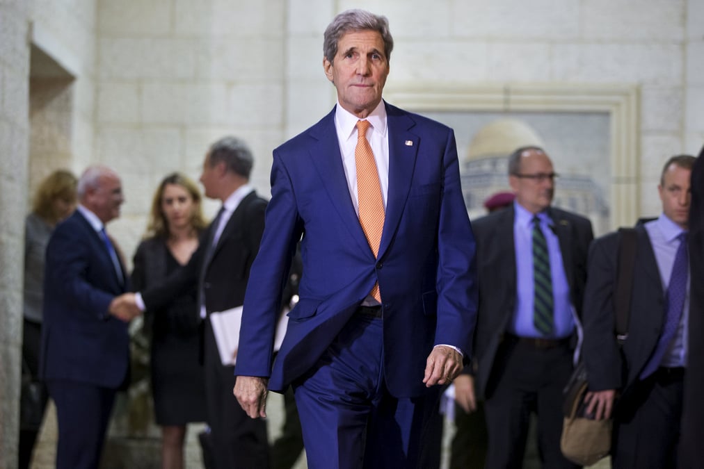 John kerry condamne les agressions "terroristes" contre des israeliens