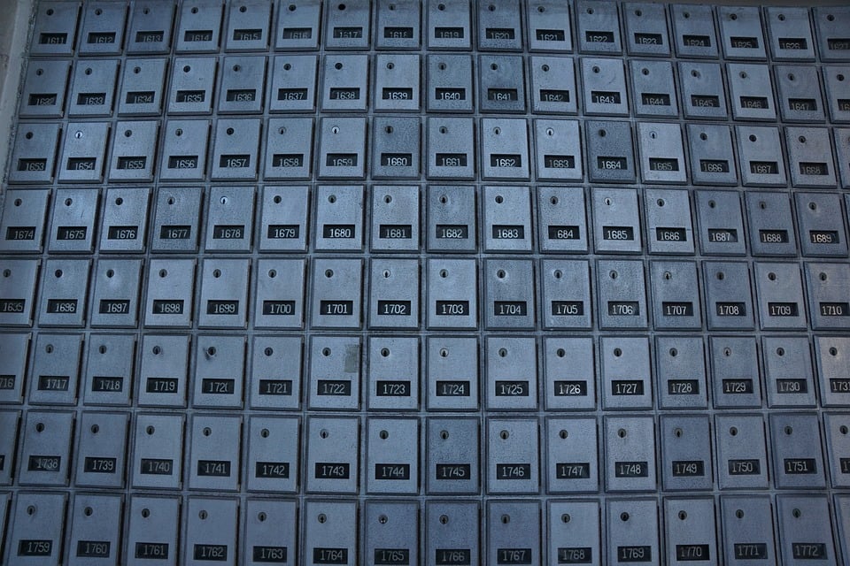 boîtes aux lettres