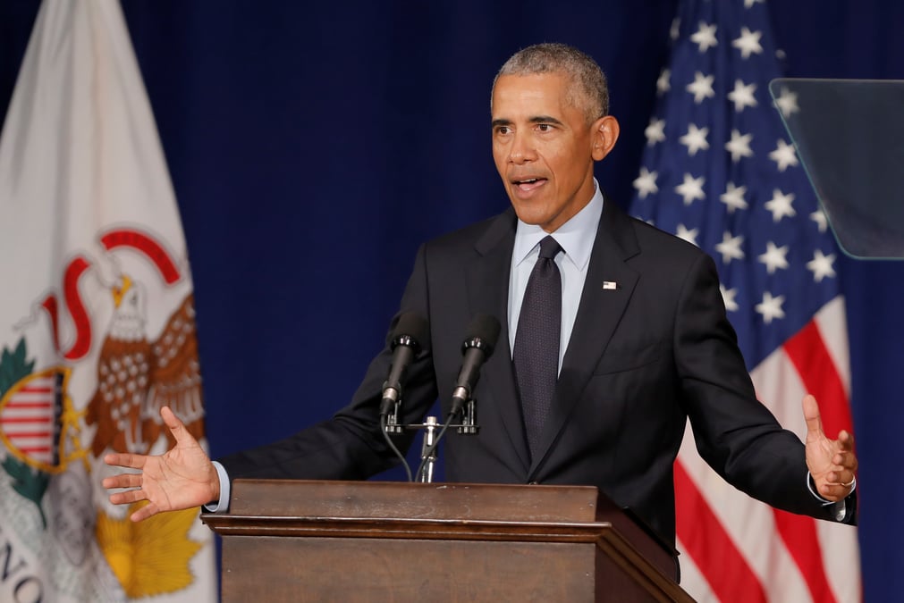 Obama appelle a la mobilisation contre trump lors des "midterms"
