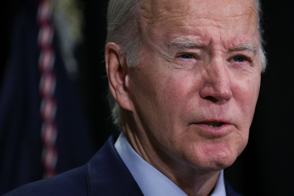 Le president americain joe biden prononce un discours a nantucket, massachusetts, apres un accord d'echange d'otages et de prisonniers entre le hamas et israel