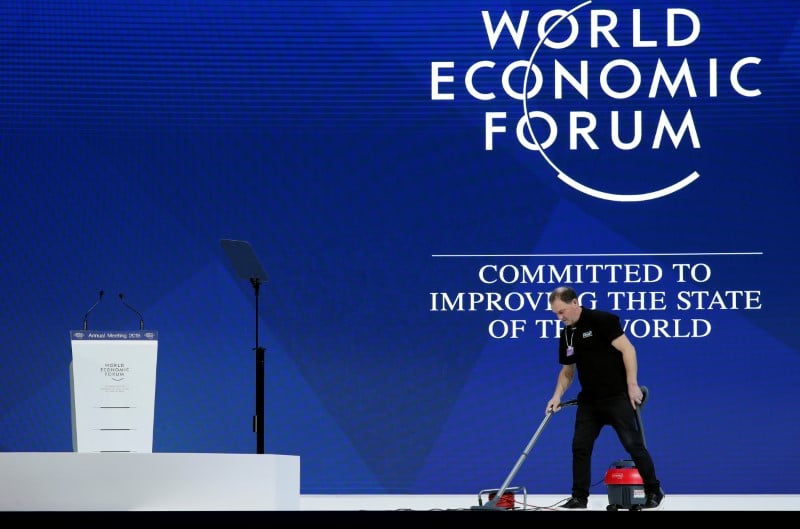 Davos: inquietude et morosite pour un forum un peu depeuple