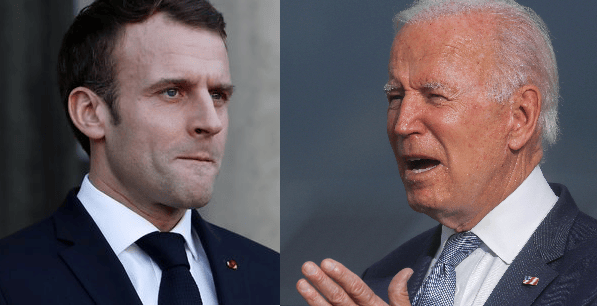 Macron Biden