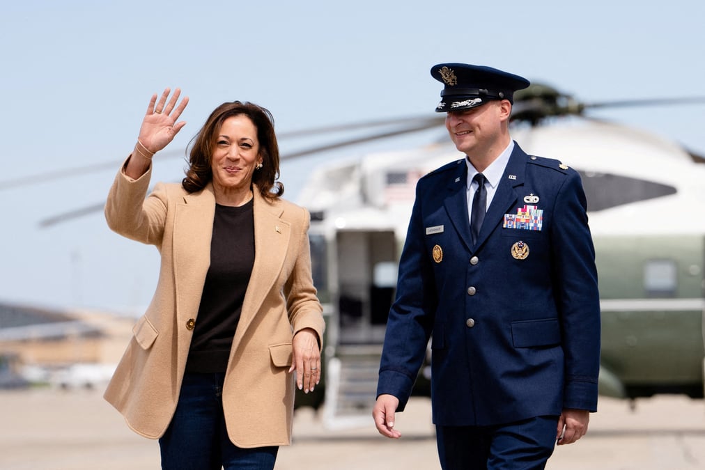 La vice-presidente kamala harris