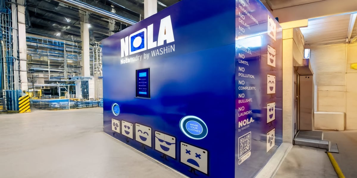 La start-up héraultaise Washin profite du CES 2025 de Las Vegas pour dévoiler NoLa, un système de laverie intelligent et connecté.