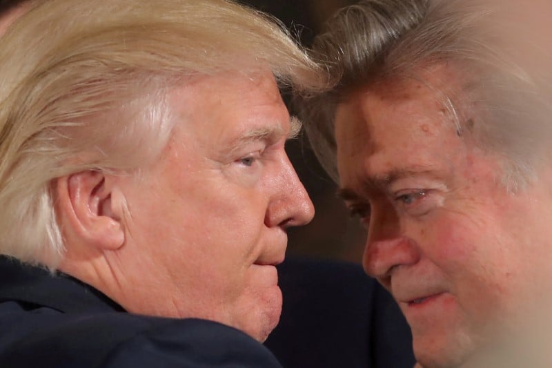 Bannon juge que la rencontre russe de la trump tower est une trahison
