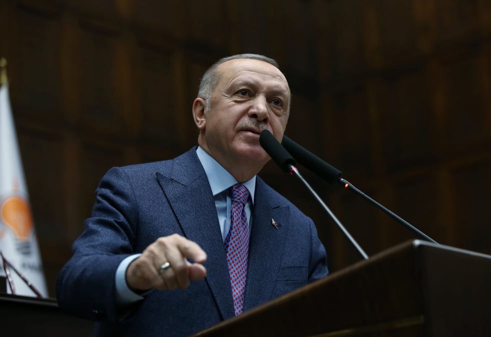 Erdogan demande a macron et merkel une aide "concrete" en syrie