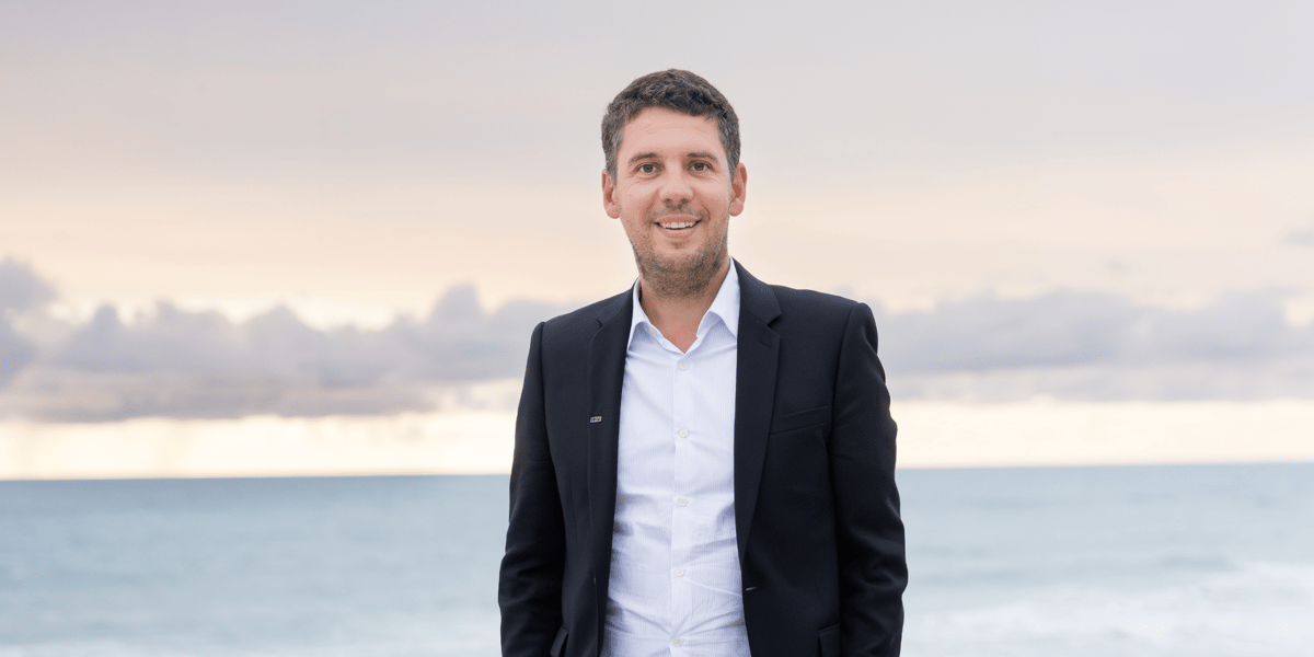 Christophe Millet, président du conseil national de l'Ordre des architectes, était à Lacanau, en Gironde, pour travailler sur l'érosion littorale.