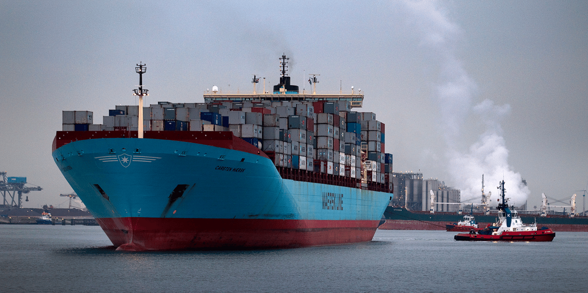 Rotterdam, port, ville portuaire, cargo, porte-conteneurs, supermax, Carsten Maersk,