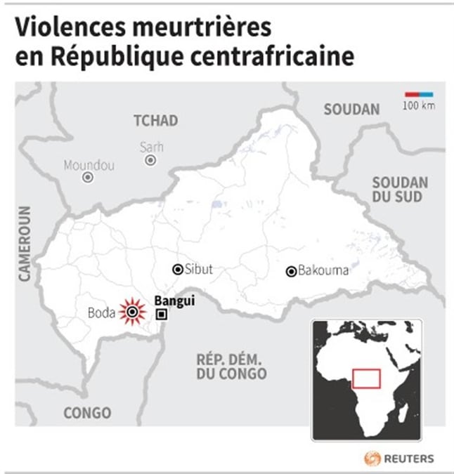 Plus de 70 morts dans des violences en Centrafrique